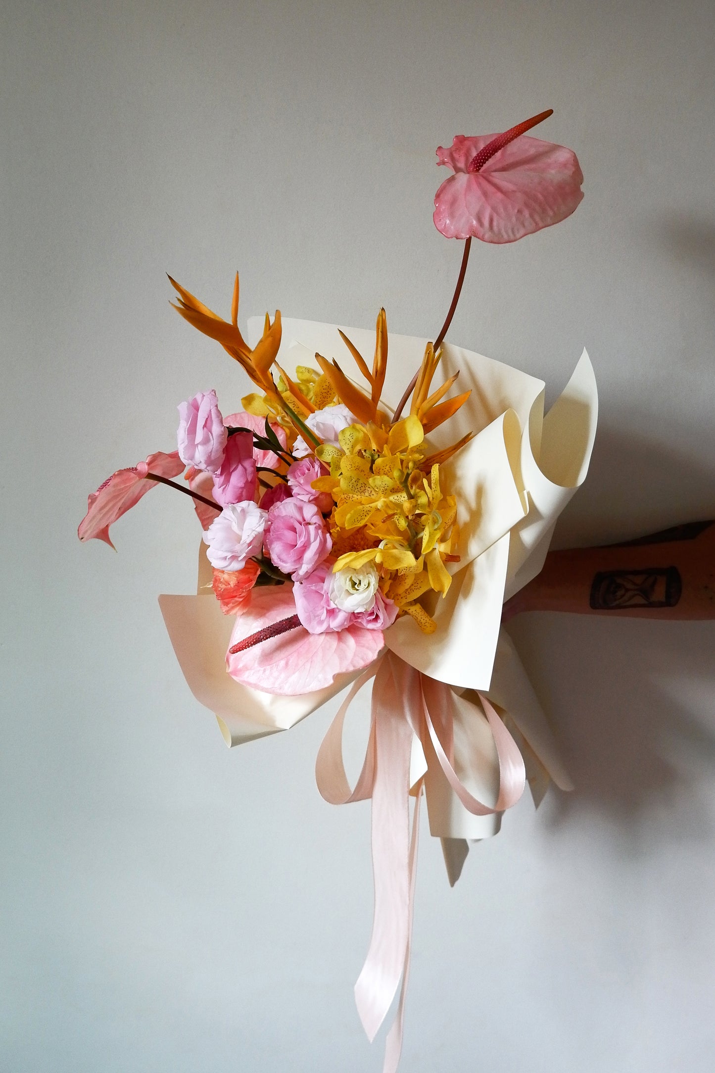 Seasonal Bouquet in Warm Tones